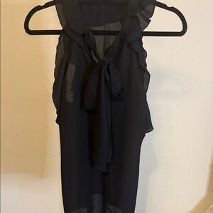 ADORA‎ Black Sheer Blouse